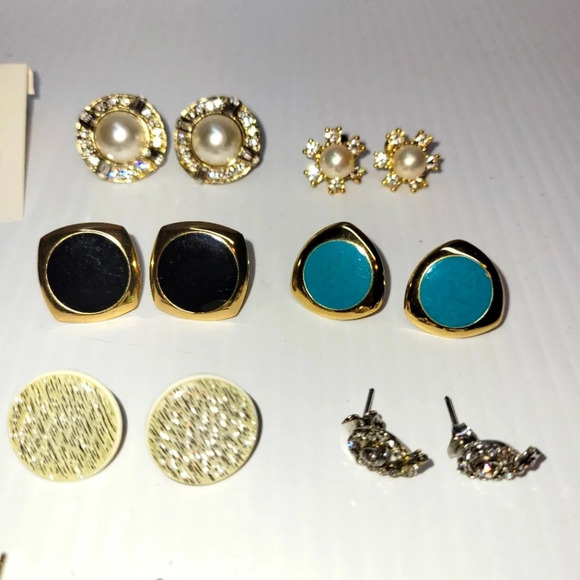 ❤️ 3 for $35 Lot of vintage jewellery earrings  cubic stone bracelet pendant - Picture 4 of 17